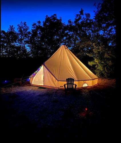 Camping Arbre de Vie : Tentes de luxe proche de Montagnac-Montpezat