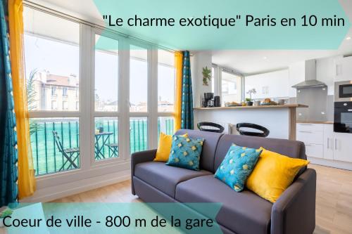 Le Charme Exotique Paris en 10 minutes : Appartements proche de Sannois
