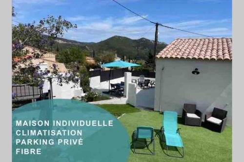 Maison avec jardin, parking entre mer et montagne : Maisons de vacances proche de Le Revest-les-Eaux