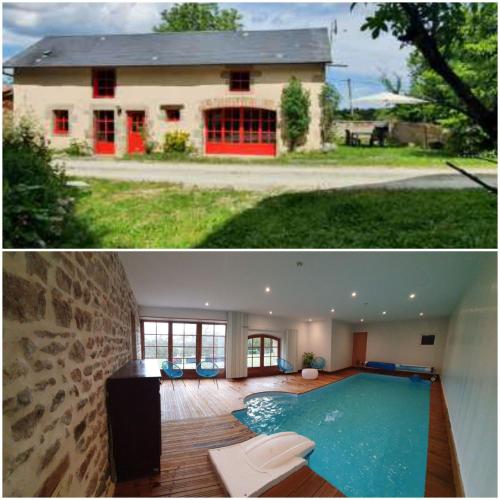 Auverg'Nature gîte Les Poulettes, piscine partagée : Maisons de vacances proche de Saint-Gervais-d'Auvergne