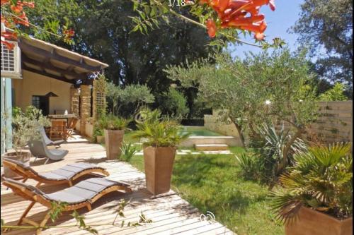 Chez Lydia - Rivière, Pont-du-Gard accès à pied ! : Maisons de vacances proche de Castillon-du-Gard