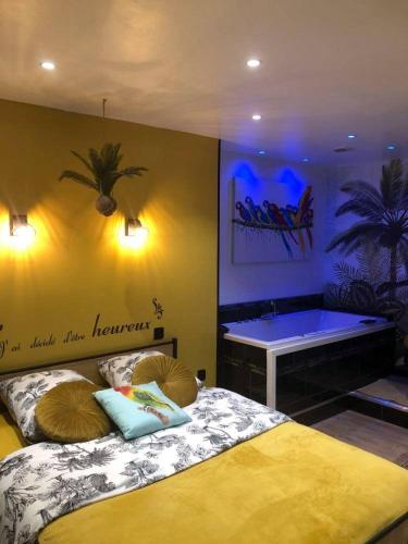 Appartement cosy avec baignoire balnéo : Appartements proche de Saint-Martin-Boulogne