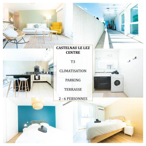 Appartement ensoleillé avec terrasse - Proche Montpellier : Appartements proche de Castelnau-le-Lez