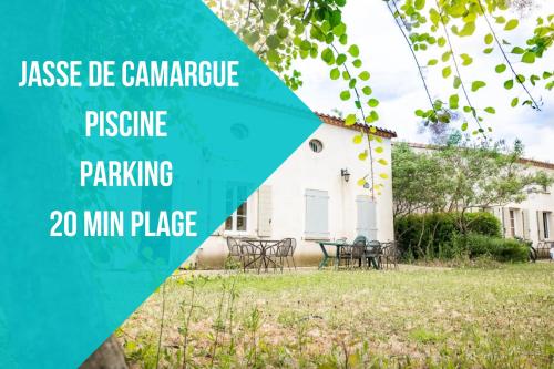 JASSE CAMARGUAISE 424 - CLIM PISCINE FAMILLE GALLARGUES - CoHôteConciergerie : Maisons de vacances proche d'Aigues-Vives