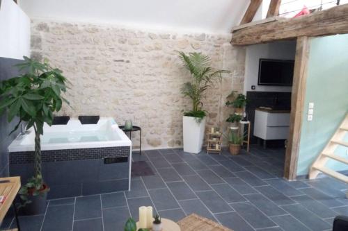 Maison privative, cocooning, zen , avec jacuzzi : Maisons de vacances proche de Missy-sur-Aisne