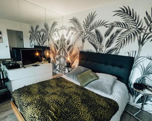 Beautiful modern fully furnished studio : Appartements proche de Gennevilliers