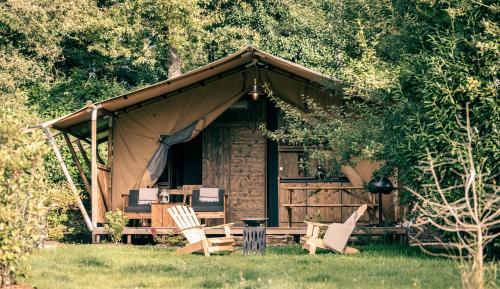 Lodges des Grands Chênes : Tentes de luxe proche de Vauchoux