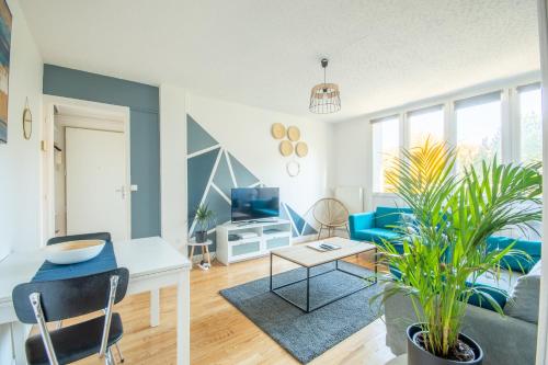 Appartement 4 personnes 3 chambres tout confort : Appartements proche de Saint-Léger-du-Bourg-Denis