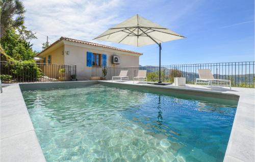 Beautiful Home In Nessa With 4 Bedrooms, Outdoor Swimming Pool And Heated Swimming Pool : Maisons de vacances proche de Nessa