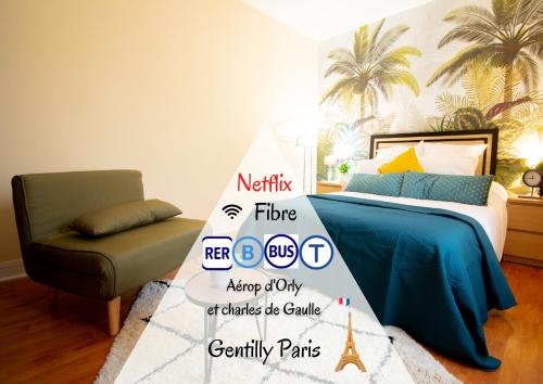 Appartement 2 pièces chic à Paris : Appartements proche de Gentilly