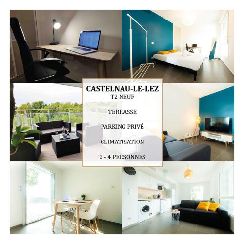 T2 – Moderne et Business – La Conciergerie Martinkey’s : Appartements proche de Clapiers