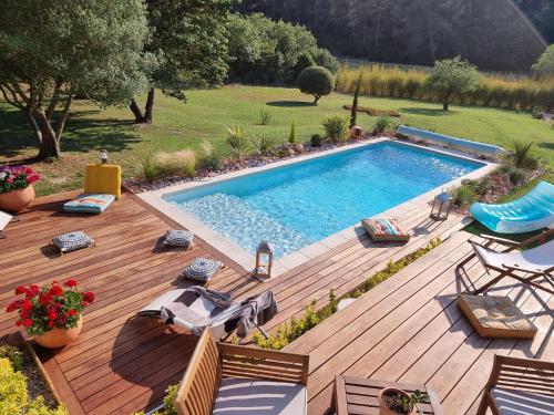 Les Prairies de Fenestrelle Spa & Piscine au calme : Maisons de vacances proche de Carnoux-en-Provence