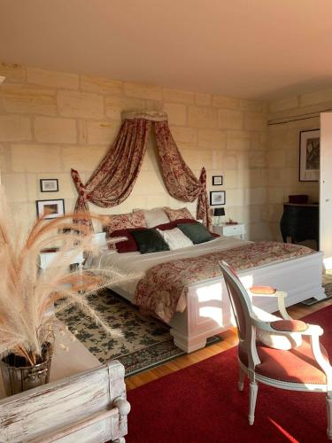 Chambre Merlot avec salle de bain privée : Maisons d'hotes proche de Tarnès