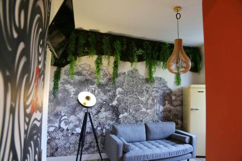 Appartement d'une chambre avec jardin clos et wifi a Saint Cyr au Mont d'Or : Appartements proche de Champagne-au-Mont-d'Or