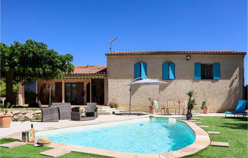 Amazing Home In Valras With 3 Bedrooms, Wifi And Outdoor Swimming Pool : Maisons de vacances proche de Valréas