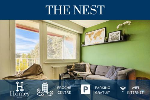 HOMEY THE NEST - New / Balcon privé / Free parking : Appartements proche de Ville-la-Grand