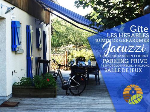 ⁂⁂ GITE LES HERABLES [CLEDICIHOME] Gîte de charme // JACCUZI // SALLE DE JEUX ⁂⁂ : Maisons de vacances proche de Champ-le-Duc