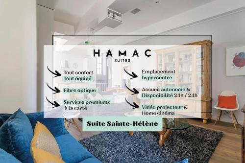 Le Sainte-Hélène - 50m2 - Vidéo-Pro - Home Cinéma : Appartements proche du 2e Arrondissement de Lyon