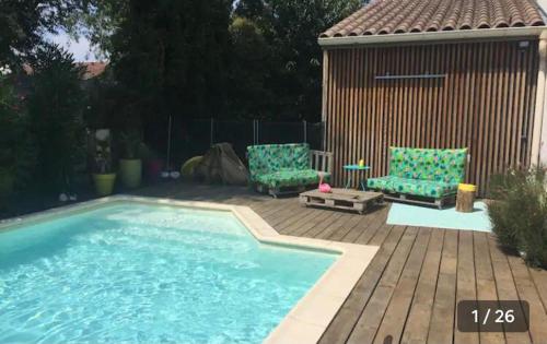 Villa avec piscine privée au calme dans Toulouse : Villas proche de Tournefeuille