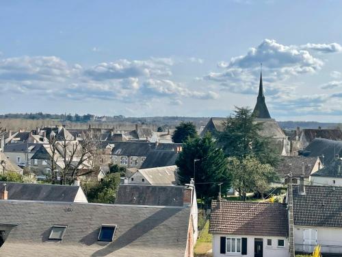 Face Chateau de Chaumont sur loire Gîte La Rapinière : Maisons de vacances proche d'Onzain
