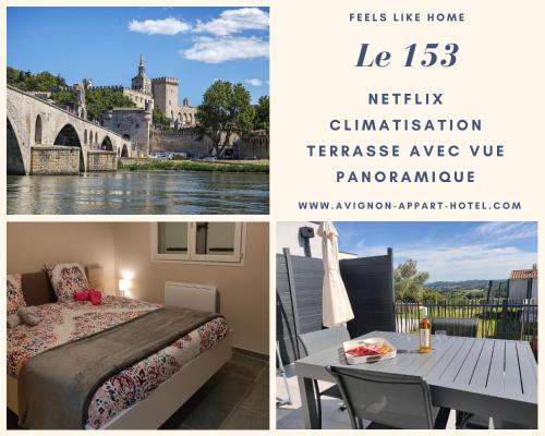Avignon Appart Hôtel contemporain au calme avec vue : Maisons de vacances proche de Saze