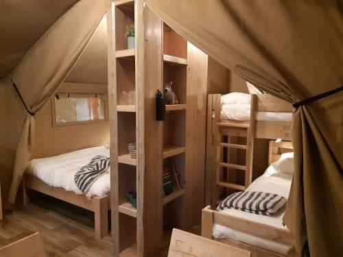 Tente Familiale au Camping Hautoreille : Tentes de luxe proche de Marnay-sur-Marne