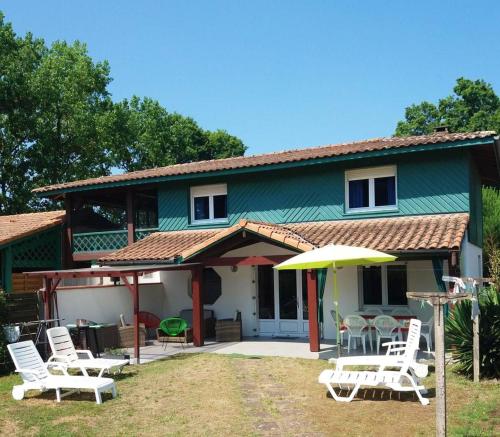 Maison de 3 chambres avec jardin clos et wifi a Vielle Saint Girons : Maisons de vacances proche de Vielle-Saint-Girons