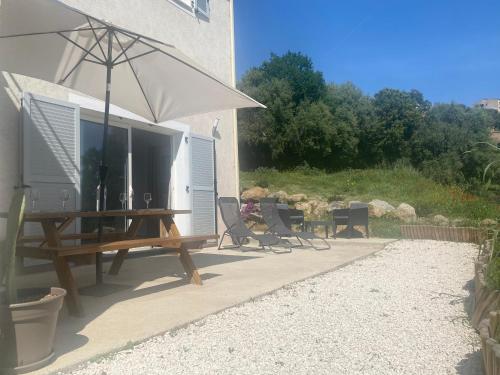 U Fondale, charmant T2, climatisé a 10 minutes des plages : Appartements proche de Santa-Reparata-di-Balagna