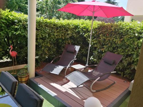 Romantisme et glamour 2 avec spa , clim et jardin : Appartements proche d'Asnières-lès-Dijon