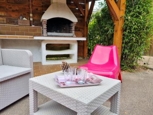 La Cabane du Bonheur ~ Maison chaleureuse au calme : Maisons de vacances proche d'Onesse-et-Laharie