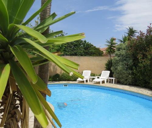 Villa familiale piscine privée 6 personnes 6BJ21 : Villas proche de Saint-Féliu-d'Avall