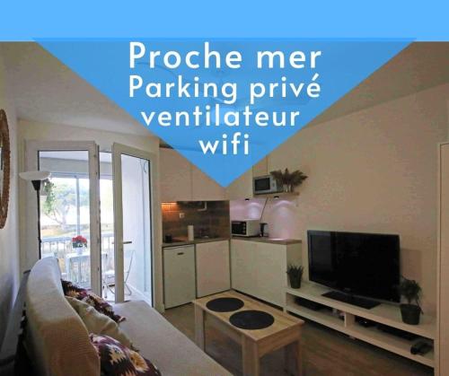 Rêves de Mer Carnon Plage Parking privé : Appartements proche de Pérols