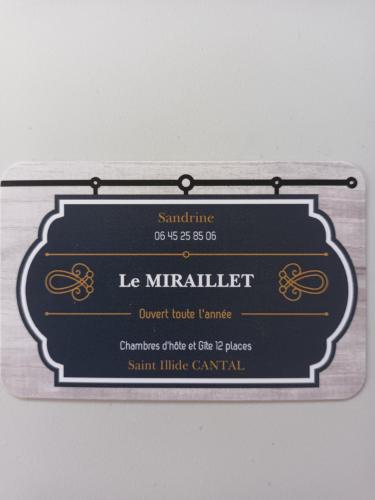 Le Miraillet, chambre hôte : B&B / Chambres d'hotes proche de Saint-Martin-Cantalès