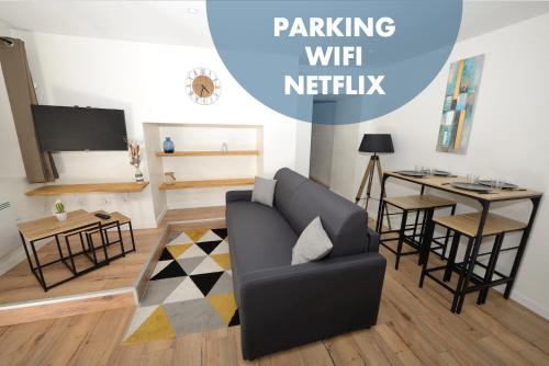 Dominici 2- CahorsCityStay- Parking Wifi Netflix : Appartements proche de Lhospitalet