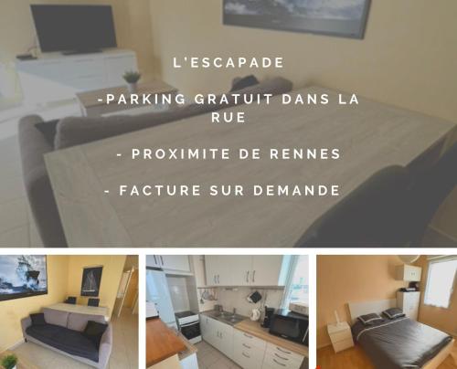L'escapade : Appartements proche de Noyal-Châtillon-sur-Seiche