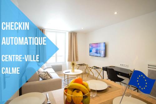Self Checkin Automatique - Downtown - EUROPE CHIC : Appartements proche de Mary-sur-Marne