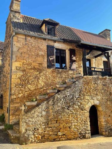 La Pomponnaise, Maison Authentique au Sud de Sarlat : Maisons de vacances proche de Prats-du-Périgord