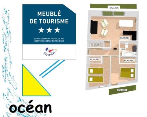 LOCBASQUE COM Appartement Résid Bidart Plage , classé meublé de tourisme 3 étoiles : Appartements proche de Bidart