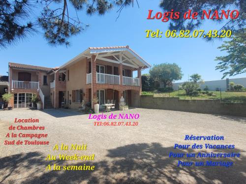 LOGIS DE NANO : Maisons d'hotes proche de Puylausic