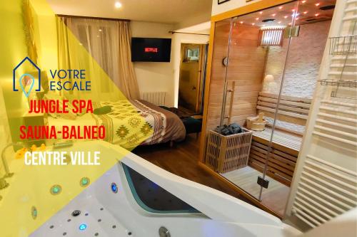 Votre Escale Jungle Sauna & Spa : Appartements proche de Saint-Gelais