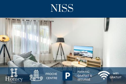 HOMEY NISS - New / Free Parking / Proche Genève : Appartements proche de La Muraz