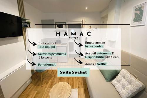 Hamac Suites - Le Suchet Perrache - 2 people : Appartements proche de Sainte-Foy-lès-Lyon