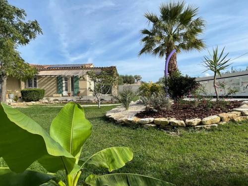 Le Palmier de Mira - entre Uzège et Cévennes : Maisons de vacances proche de Garrigues-Sainte-Eulalie