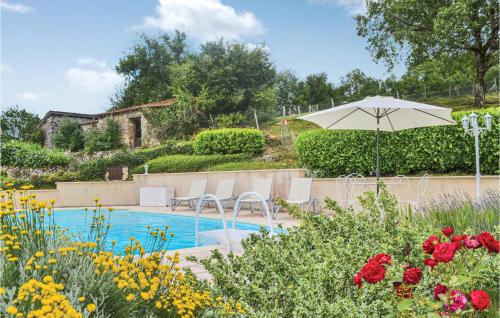 Amazing home in Brantome with 1 Bedrooms, WiFi and Outdoor swimming pool : Maisons de vacances proche de Brantôme
