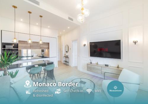 Monaco border - Luxury apartment - Belle Epoque : Appartements proche de Beausoleil