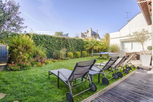 Villa Hoche - Five Bedrooms Garden - Hippodrome - Deauville Centre : Maisons de vacances proche de Deauville