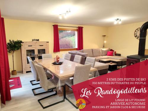 Les Randogodilleurs à 2kms des pistes et 350m du Théatre du Peuple ! : Maisons de vacances proche de Saint-Maurice-sur-Moselle