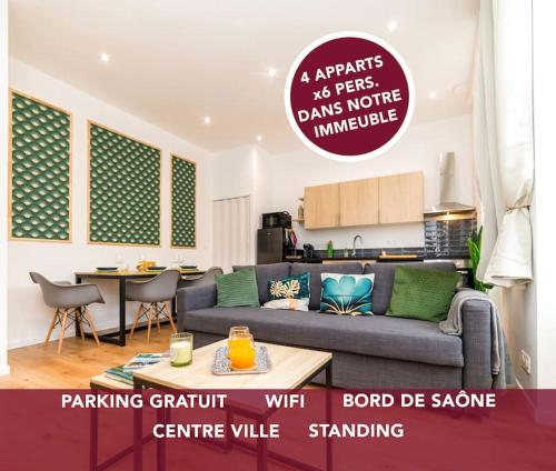 Le Chardonnay - Locationtournus : Appartements proche de Farges-lès-Mâcon