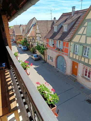 Un balcon sur les toits : Appartements proche de Beblenheim