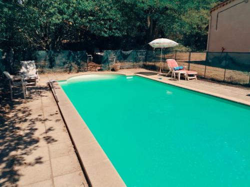 Villa de 2 chambres avec piscine privee jardin clos et wifi a Bras d'Asse : Villas proche de Chaudon-Norante